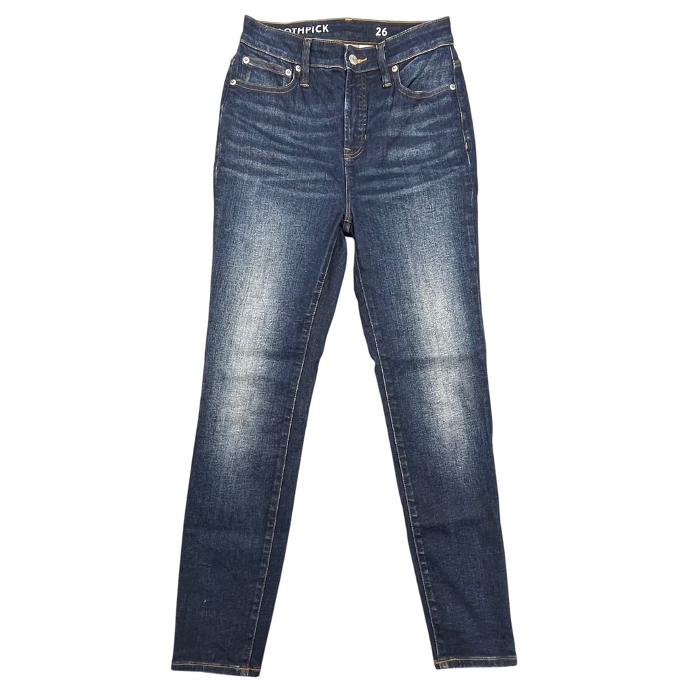 J.Crew Dark Wash Toothpick Re-Imagined Skinny Jeans Women 26